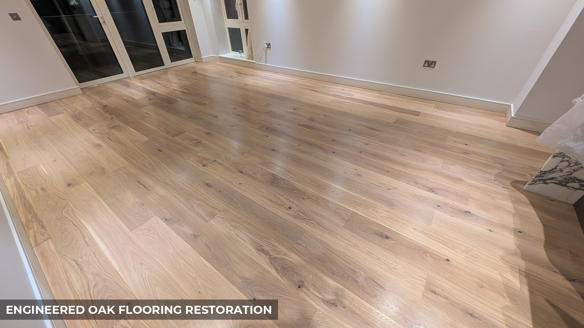 Engineered Oak Floor Sanding & Staining in Hammersmith