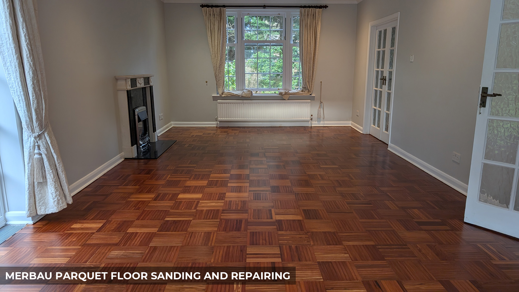 Merbau Parquet Flooring Restoration in Kingston, KT1, KT2