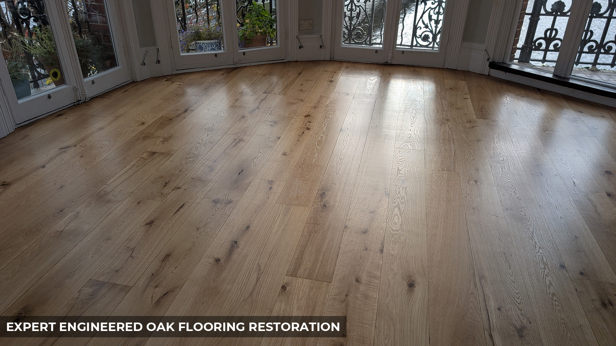 Engineered Oak Flooring Restoration in Hammersmith
